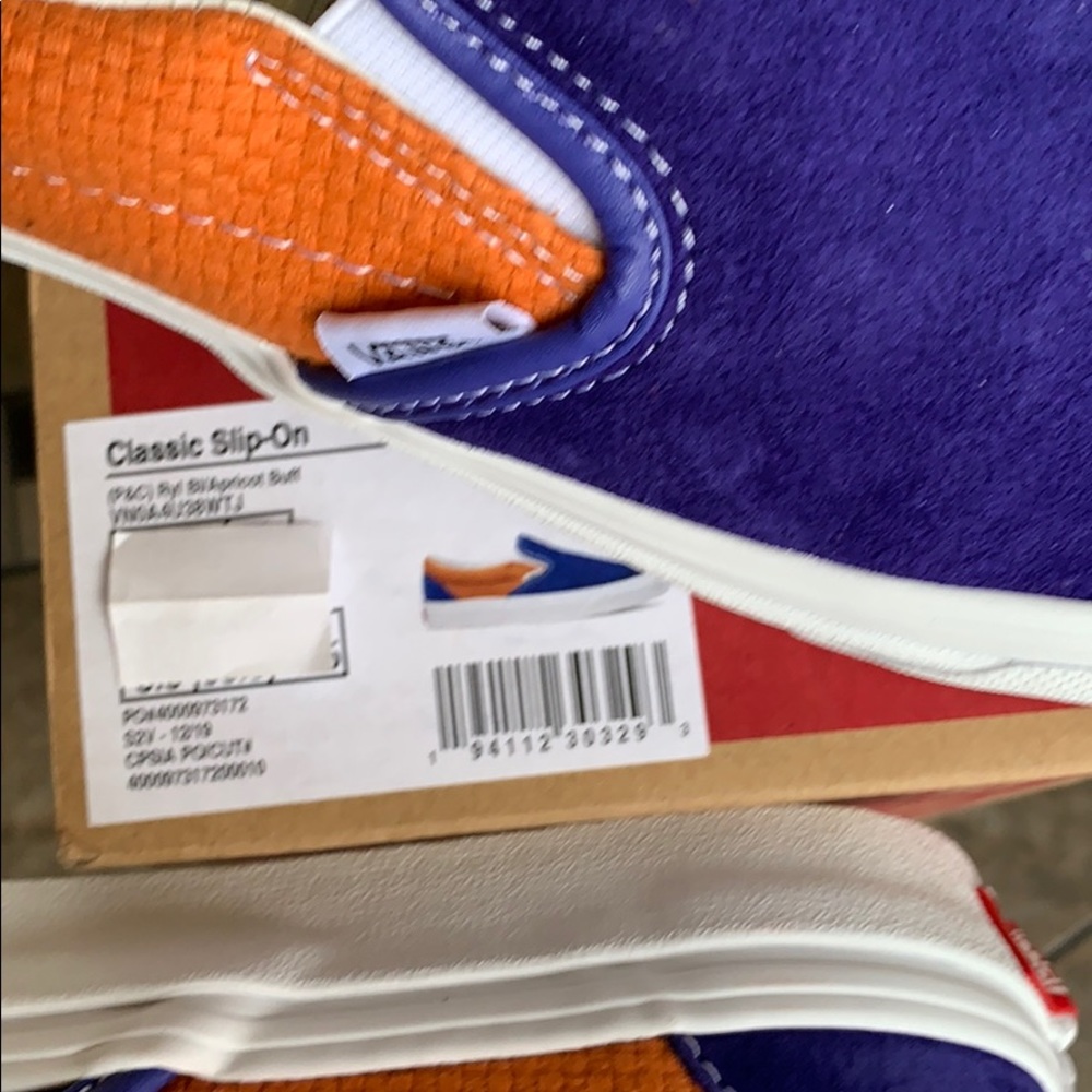 VANS CLASSIC SLIP ON P & C Royal Blue/Apricot men’ - Picture 12 of 16